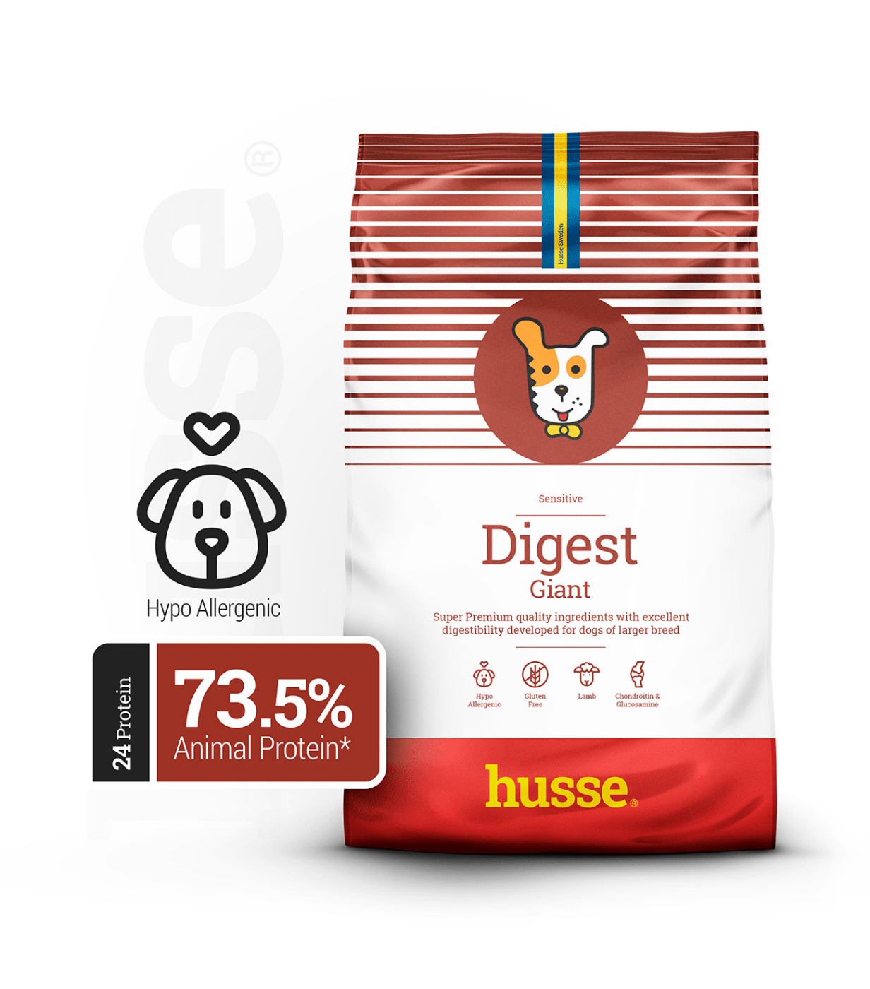 Croquettes hypoallergéniques pour chien de Grande taille | Digest Giant