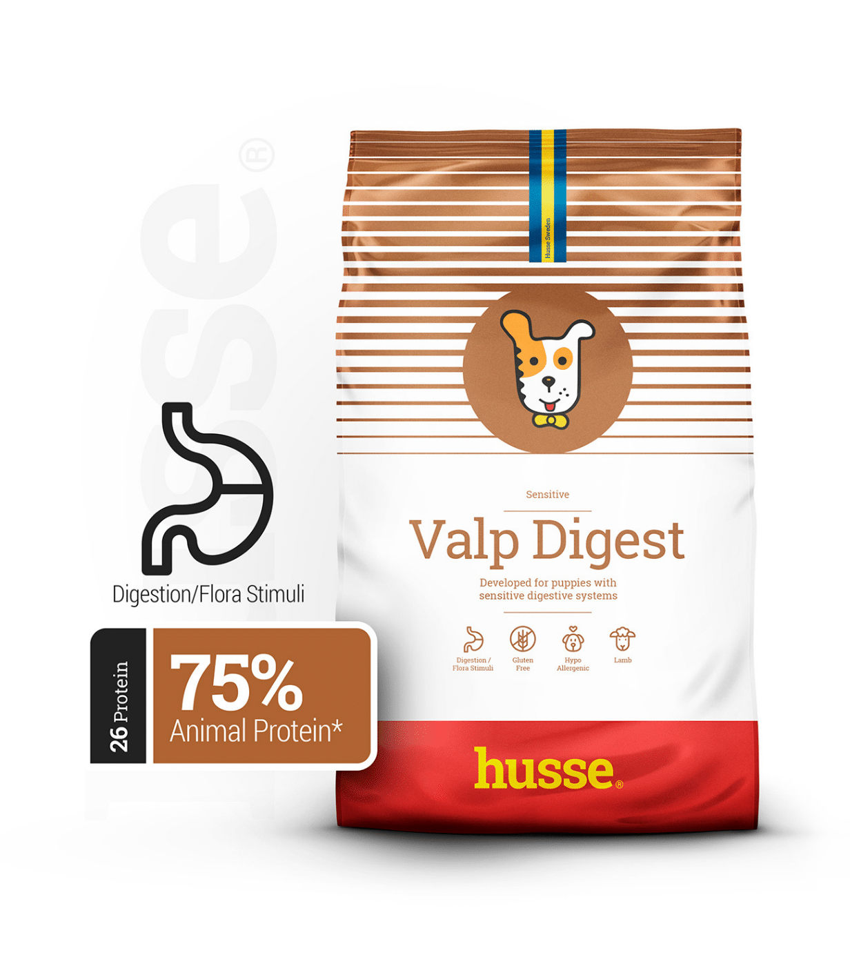 Croquettes hypoallergéniques pour chiot à Digestion Sensible | Valp Digest