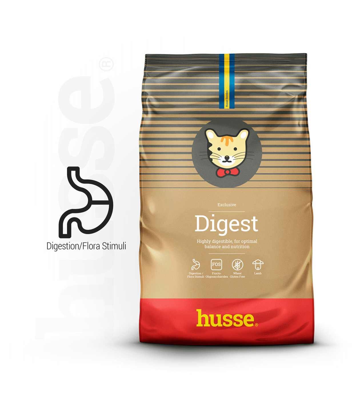 Croquettes pour chat à digestion sensible | Digest Exclusive